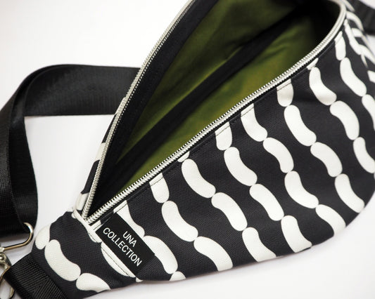 puuvilla EMILIA-vyölaukku laukku una collection makkararalli