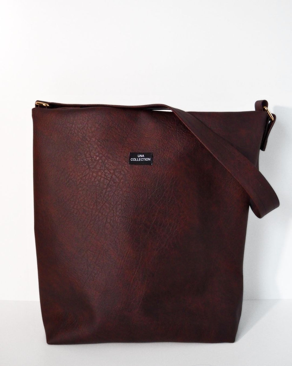 ALMA-laukku, loimuava ruskea