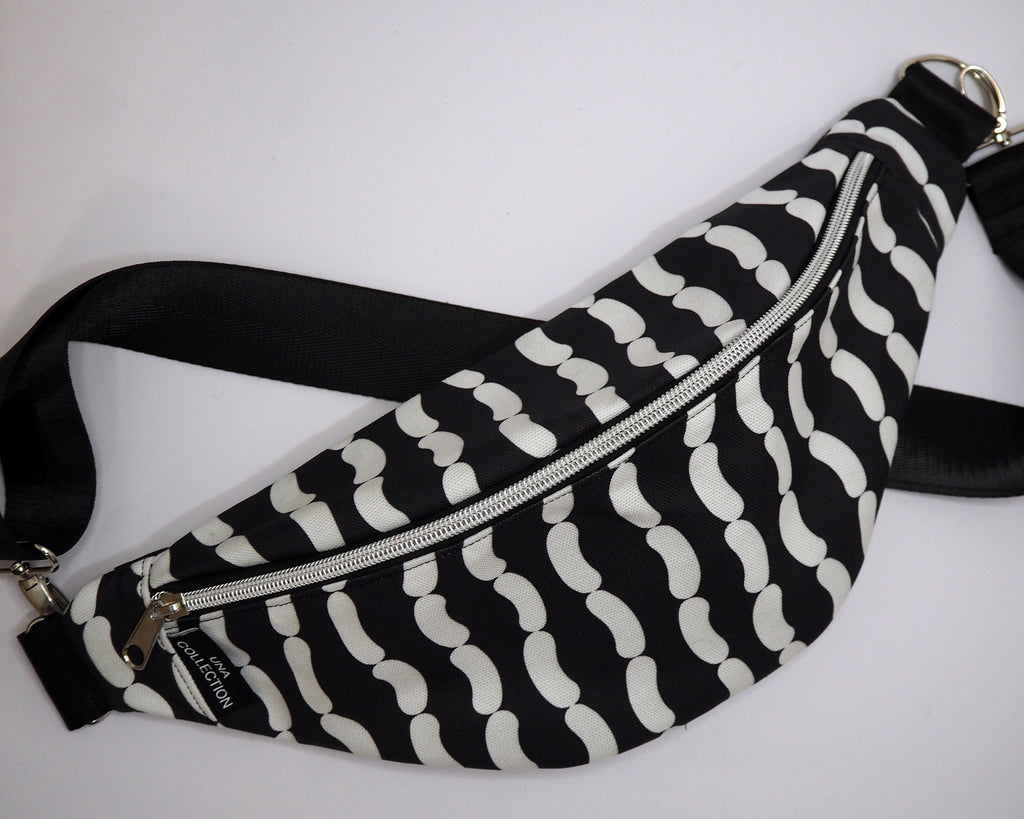 puuvilla EMILIA-vyölaukku laukku una collection makkararalli