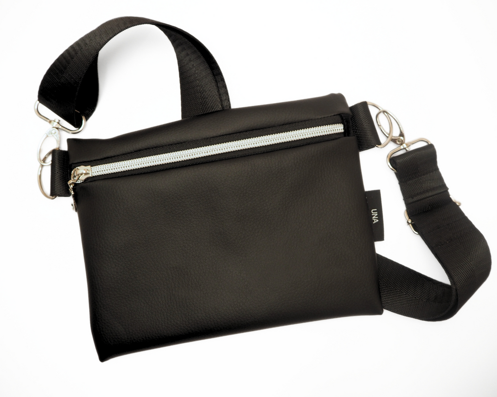 LILIAN-laukku vyölaukku crossbodylaukku musta värinen laukku musta laukkuhihna