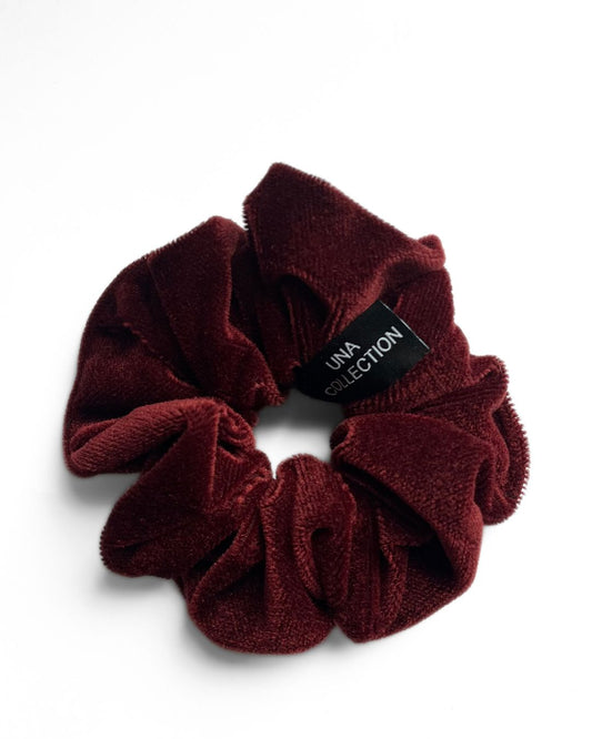 hiusdonitsi burgundi kierrätyssametti